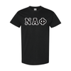 Nu Alpha Phi - Standard T-shirt (Black on White)