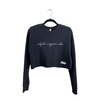 Clearance - Alpha Sigma Rho Crop Crewneck