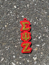 Standard Greek - Tiki Pendent Necklace (Glitter) - Customer's Product with price 22.00 ID c9QzhhSDX3SE2zMqPWWEjPUC