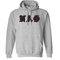 Nu Alpha Phi - Old English Hoodie (Maroon on Black)