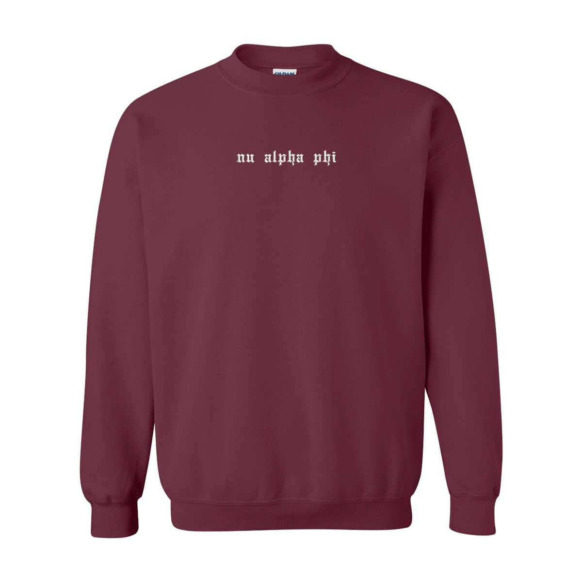 Nu Alpha Phi - Minimalistic Crewneck (Gothic Font)– MKC Threads