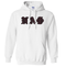 Nu Alpha Phi - Old English Hoodie (Maroon on Black)