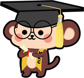 Graduation Monkey Icon